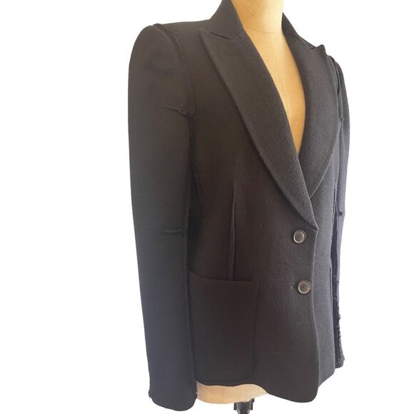 Vintage Donna Karan  wool womens jacket 38” chest 26” long  beautifully cut - Picture 3 of 9